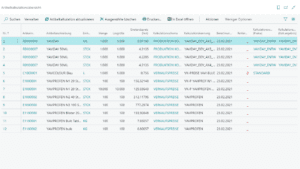 Screenshot der Artikelkalkulationsübersicht aus Costing App