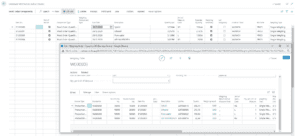 Screenshot of production order components out of scale integration app