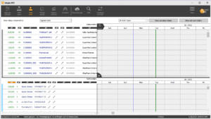 Sales orders out of visual planning app