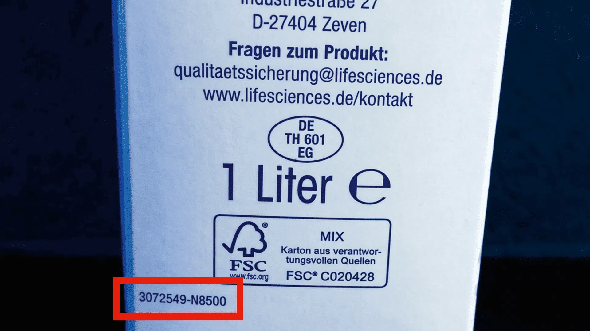 Was ist eine Chargennummer?