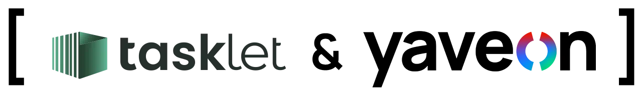 Tasklet and Yaveon logo combined
