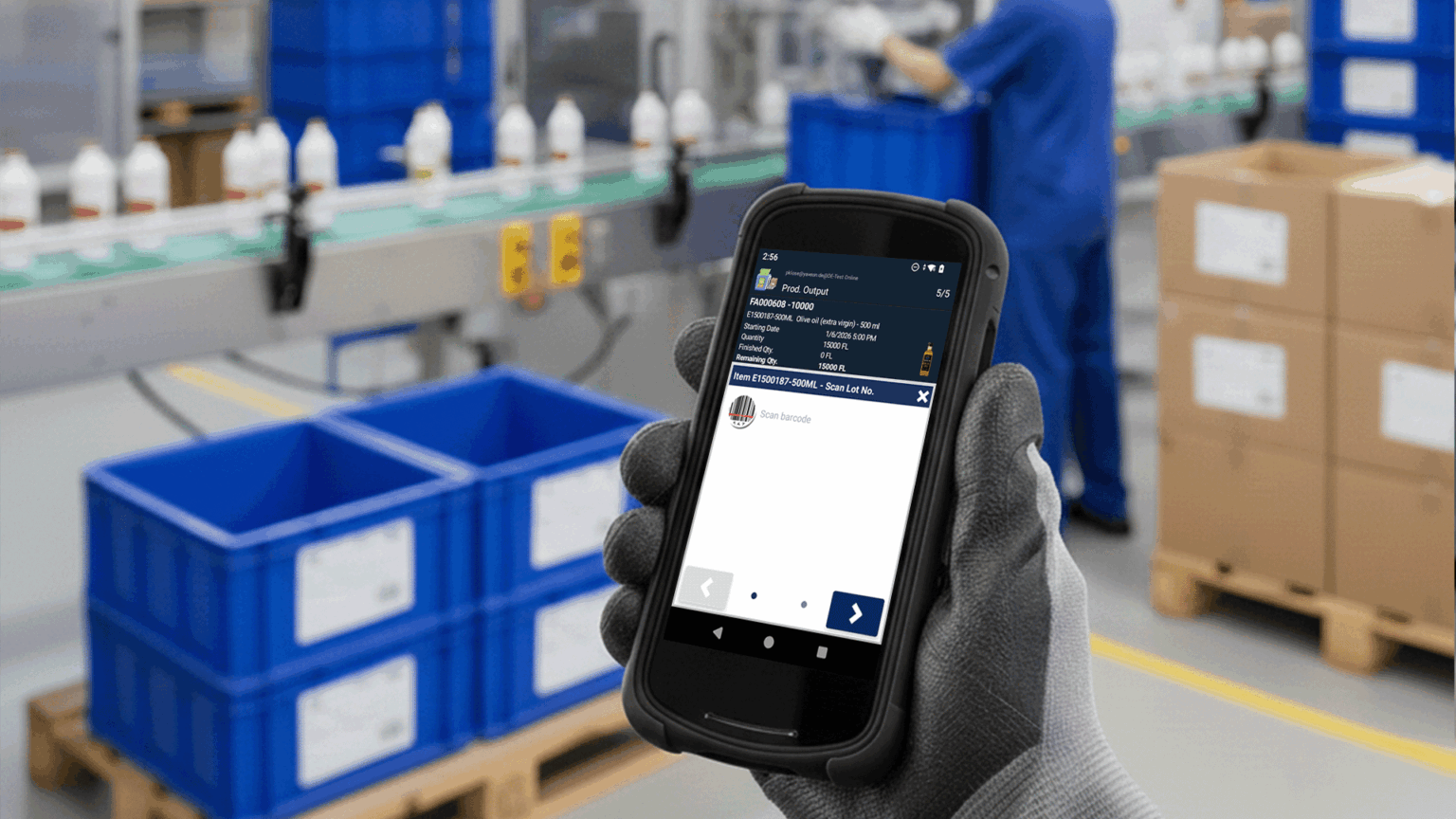 Yaveon 365 Manufacturing Scanning – paperless and secure