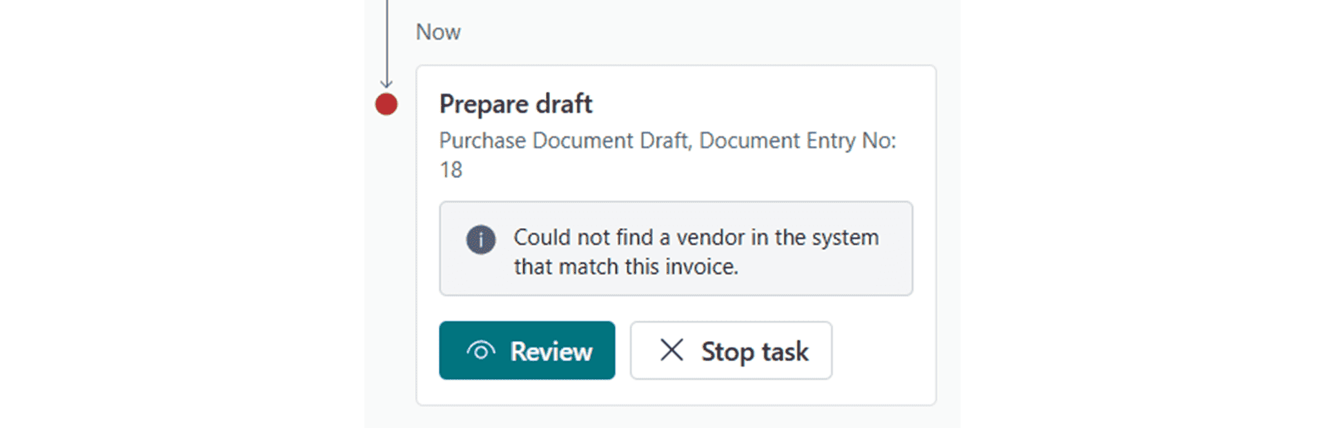 Error message in the system, no suitable provider found for invoice.