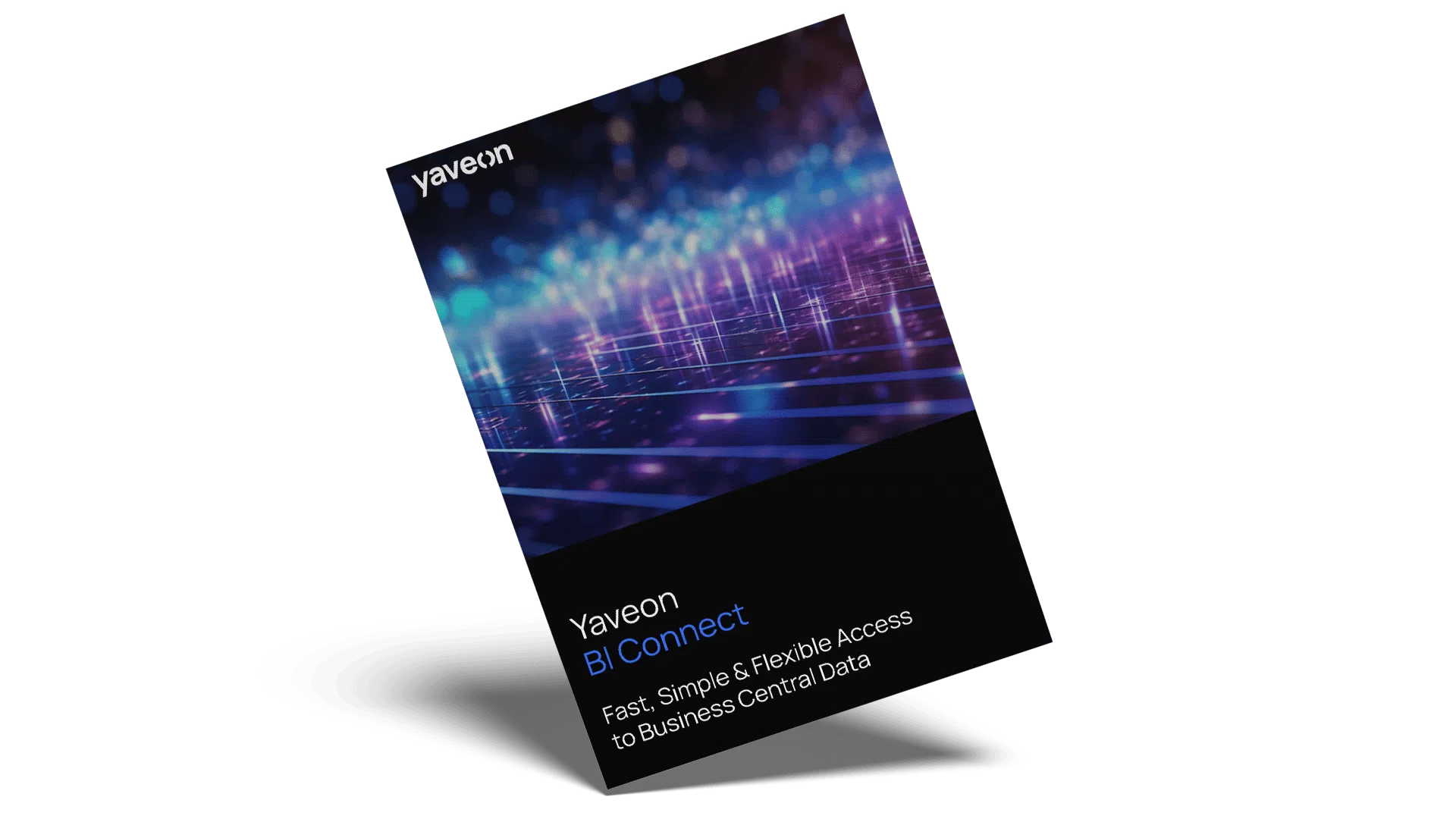 Mockup Yaveon 365 BI Connect App Factsheet